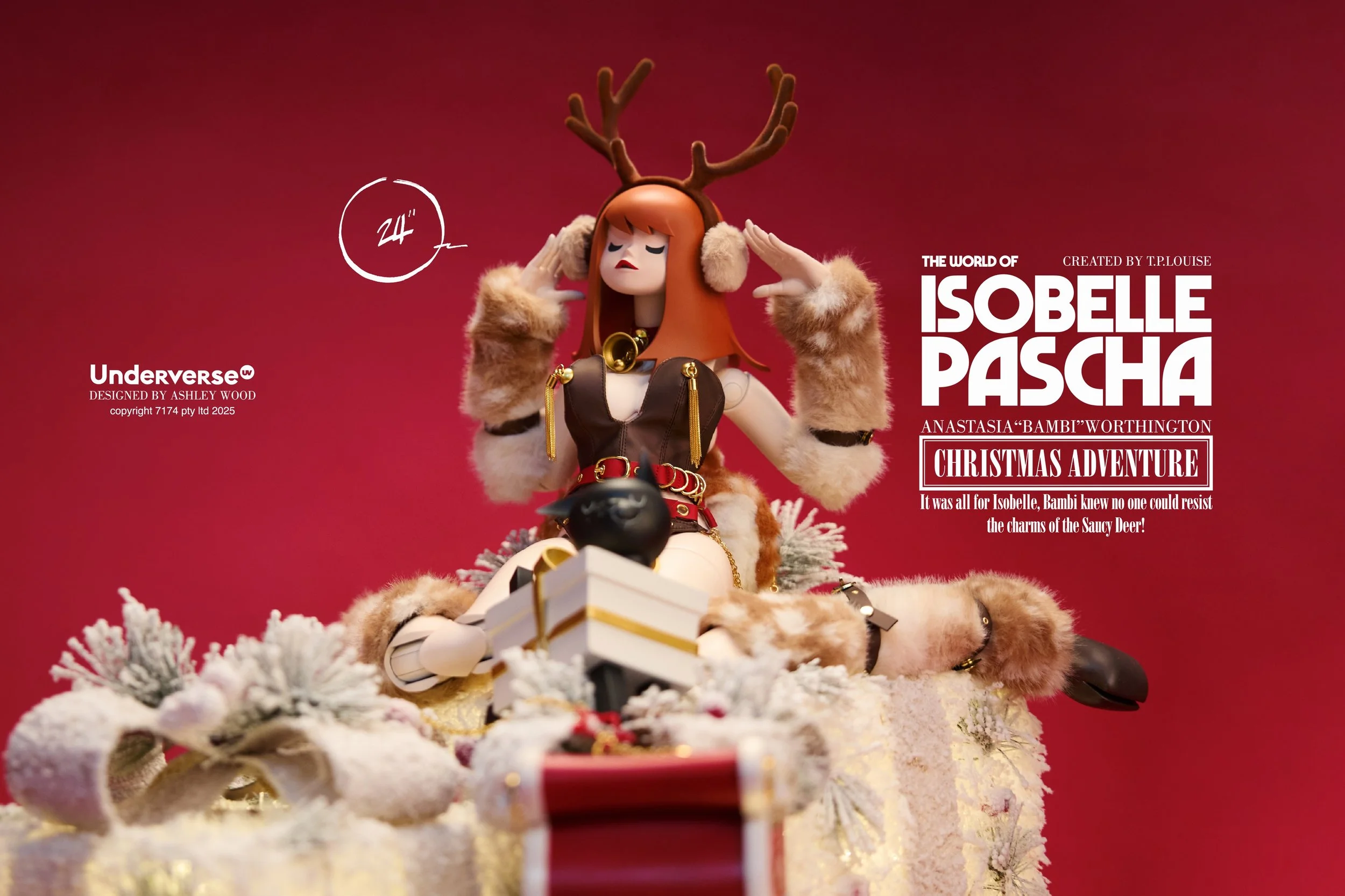 CHRISTMAS ADVENTURE BAMBI 24” LIMITED EDITION PRE-ORDERS NOW